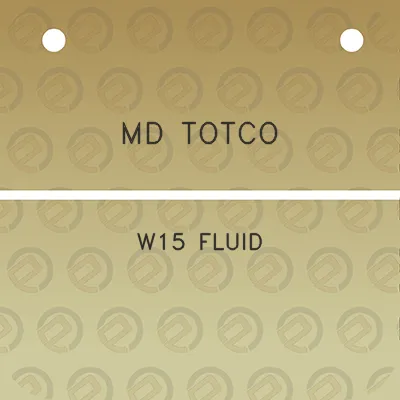 md-totco-w15-fluid