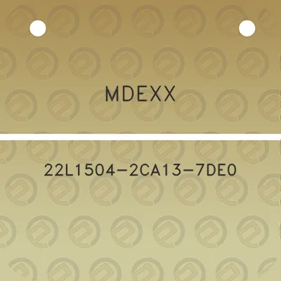 mdexx-22l1504-2ca13-7de0