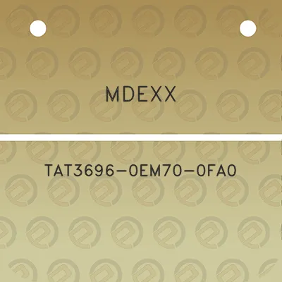 mdexx-tat3696-0em70-0fa0