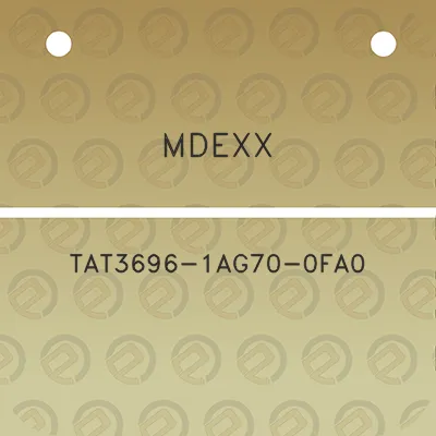 mdexx-tat3696-1ag70-0fa0