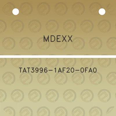 mdexx-tat3996-1af20-0fa0