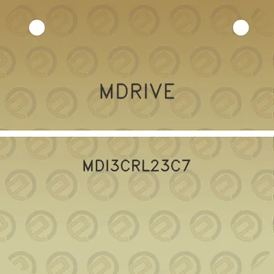 mdrive-mdi3crl23c7