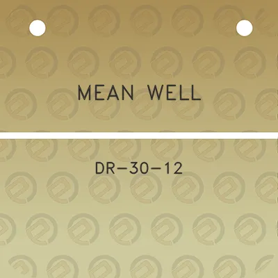 mean-well-dr-30-12