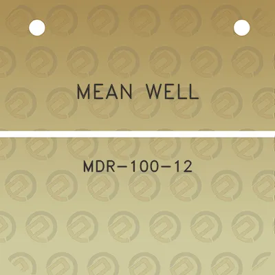 mean-well-mdr-100-12