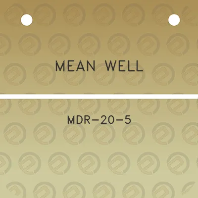 mean-well-mdr-20-5