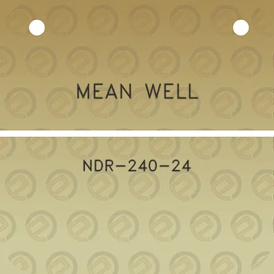 mean-well-ndr-240-24