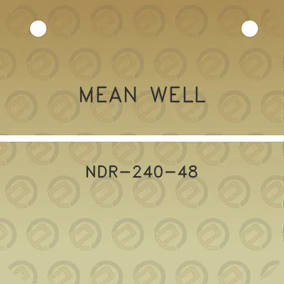 mean-well-ndr-240-48