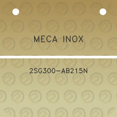 meca-inox-2sg300-ab215n