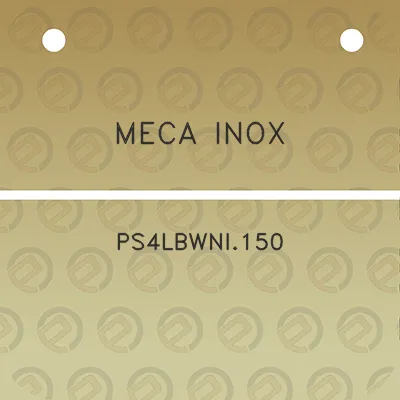 meca-inox-ps4lbwni150