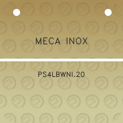 meca-inox-ps4lbwni20