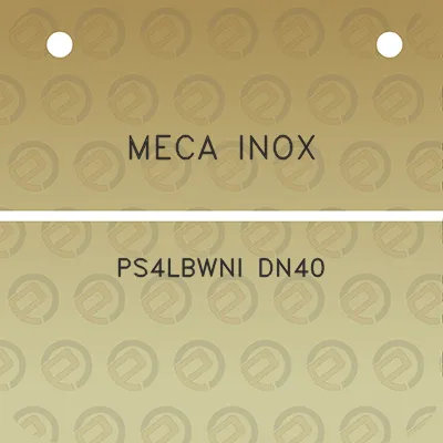 meca-inox-ps4lbwni-dn40