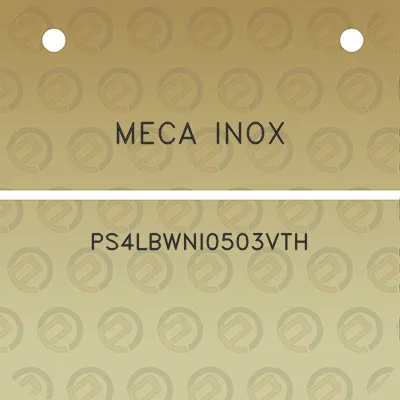 meca-inox-ps4lbwni0503vth