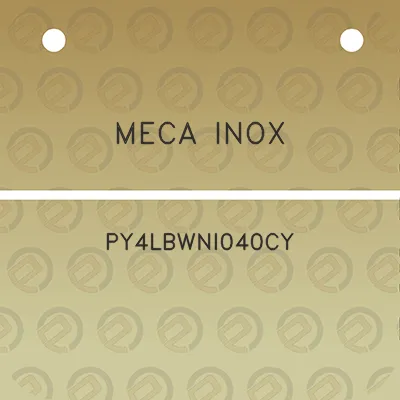 meca-inox-py4lbwni040cy