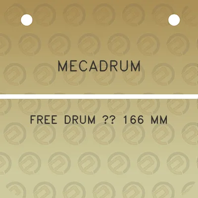 mecadrum-free-drum-166-mm