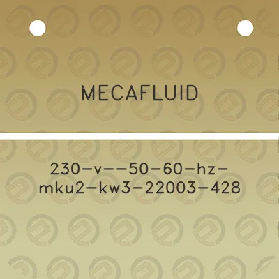 mecafluid-230-v-50-60-hz-mku2-kw3-22003-428