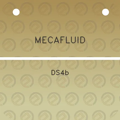 mecafluid-ds4b