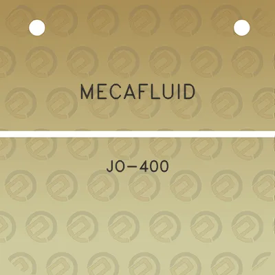 mecafluid-jo-400