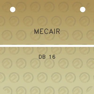 mecair-db-16