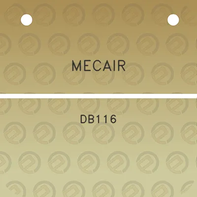 mecair-db116