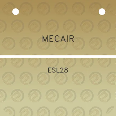 mecair-esl28