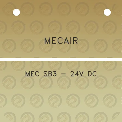 mecair-mec-sb3-24v-dc