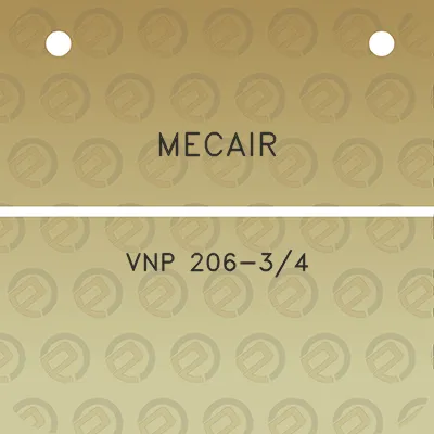 mecair-vnp-206-34