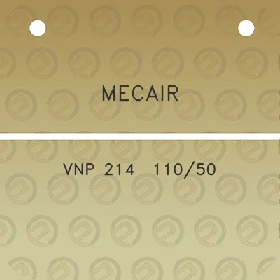 mecair-vnp-214-11050