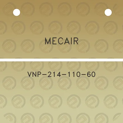 mecair-vnp-214-110-60