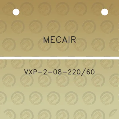 mecair-vxp-2-08-22060