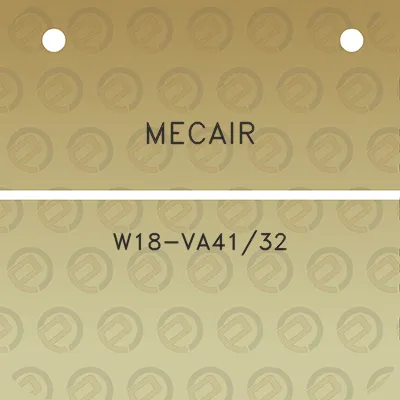 mecair-w18-va4132