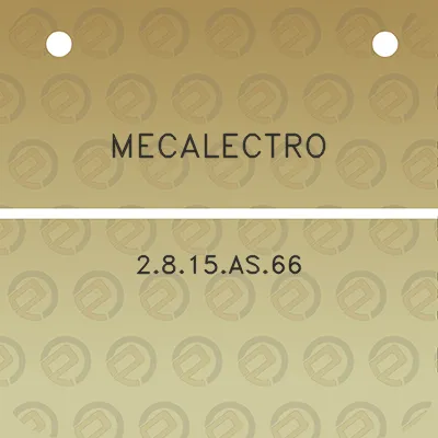 mecalectro-2815as66