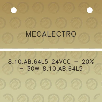 mecalectro-810ab64l5-24vcc-20-30w-810ab64l5