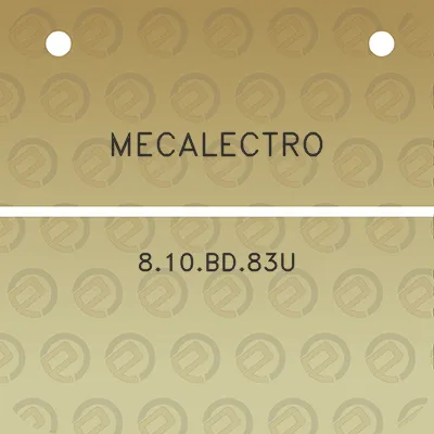 mecalectro-810bd83u