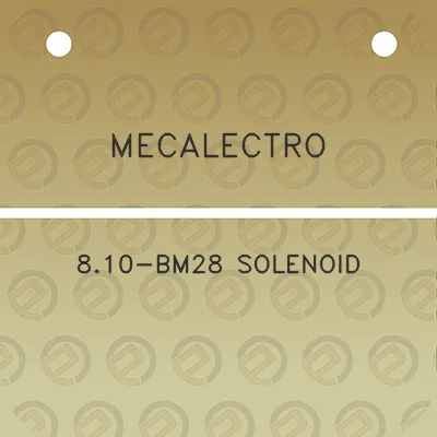 mecalectro-810-bm28-solenoid