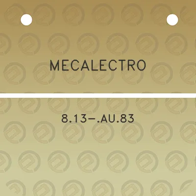 mecalectro-813-au83