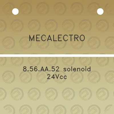 mecalectro-856aa52-solenoid-24vcc