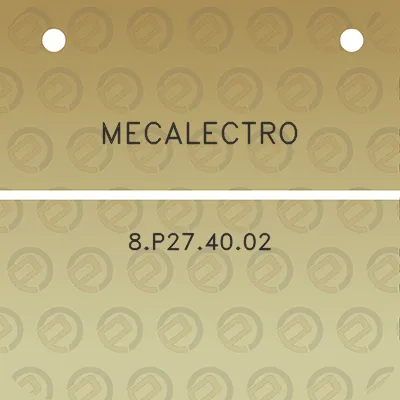 mecalectro-8p274002