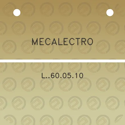 mecalectro-l600510