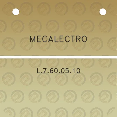 mecalectro-l7600510