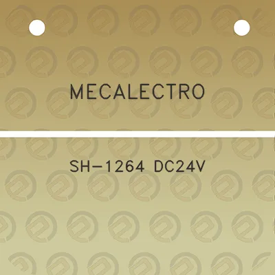 mecalectro-sh-1264-dc24v