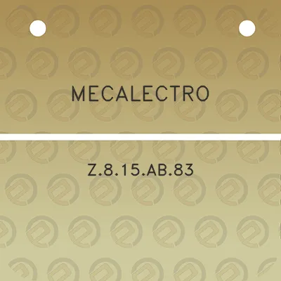 mecalectro-z815ab83