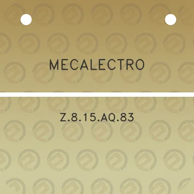 mecalectro-z815aq83