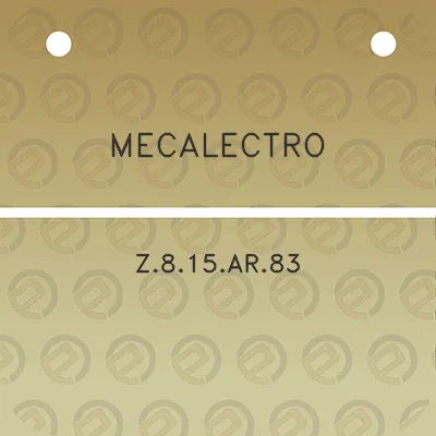 mecalectro-z815ar83