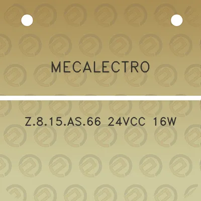 mecalectro-z815as66-24vcc-16w