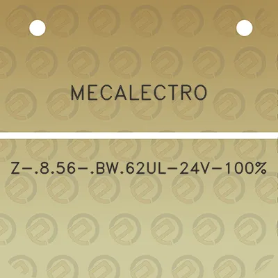 mecalectro-z-856-bw62ul-24v-100