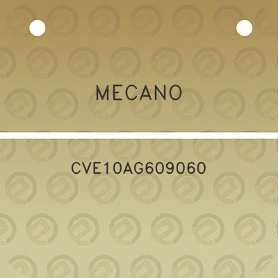 mecano-cve10ag609060