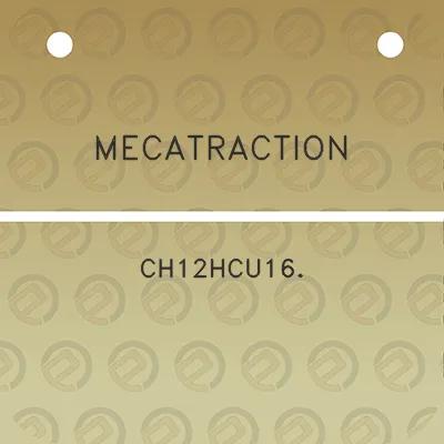 mecatraction-ch12hcu16