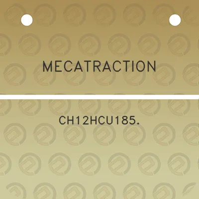 mecatraction-ch12hcu185