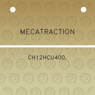 mecatraction-ch12hcu400