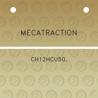 mecatraction-ch12hcu50